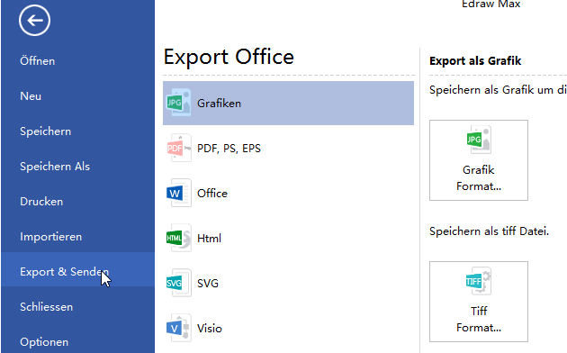 exportieren