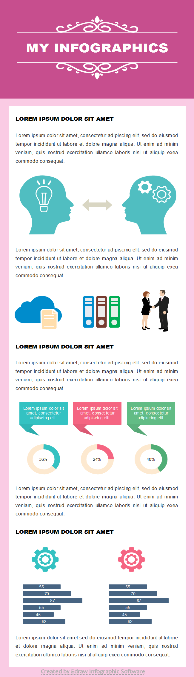 Business Talk Infografik