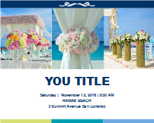 Romantic Wedding Photo Collage