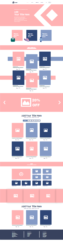 Shopping Website Wireframe