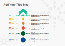 Vertical Downward Timeline