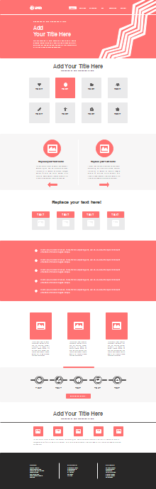 Website Home Page Wireframe