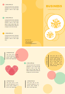 Yellow Background Brochure